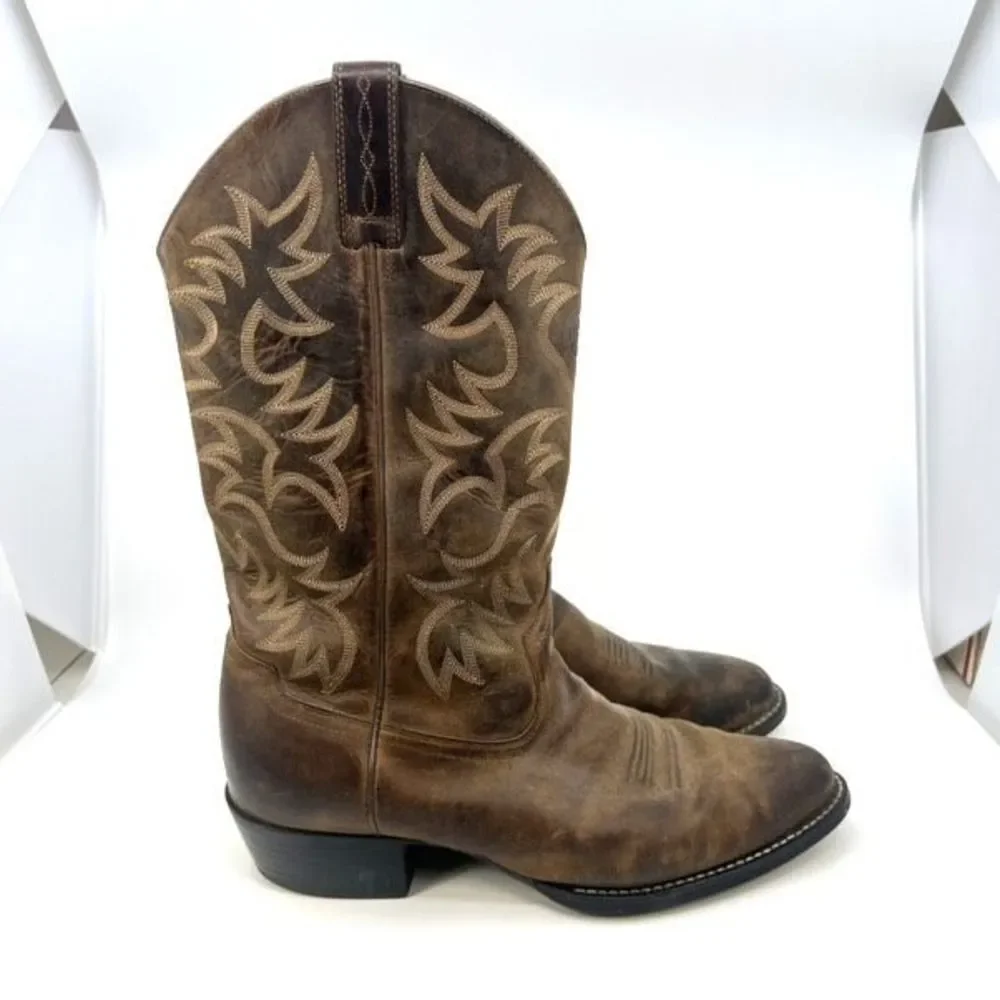 Ariat Leather Cowboy Boots - Mens 12 extra wide